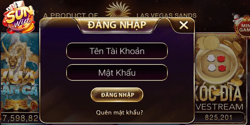 Hướng dẫn đăng nhập Sunwin